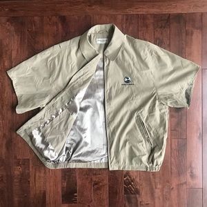 Pebble Beach Short sleeves Golf Jacket in Beige